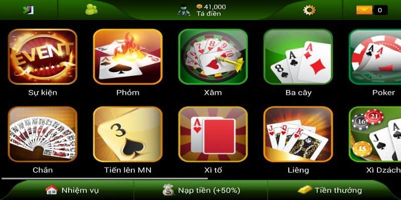 Top game bài hot hiện nay tại Five88